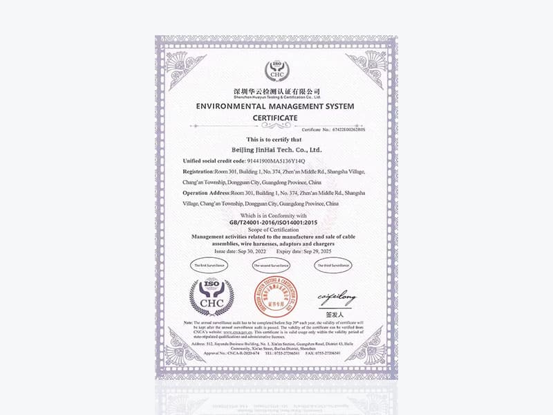 Certificaciones ISO 14001