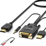 Cable adaptador de VGA a HDMI