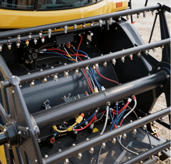 Estado de los mazos de cables de los equipos agrícolas en las cosechadoras