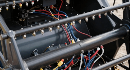 Estado de los mazos de cables de los equipos agrícolas en las cosechadoras